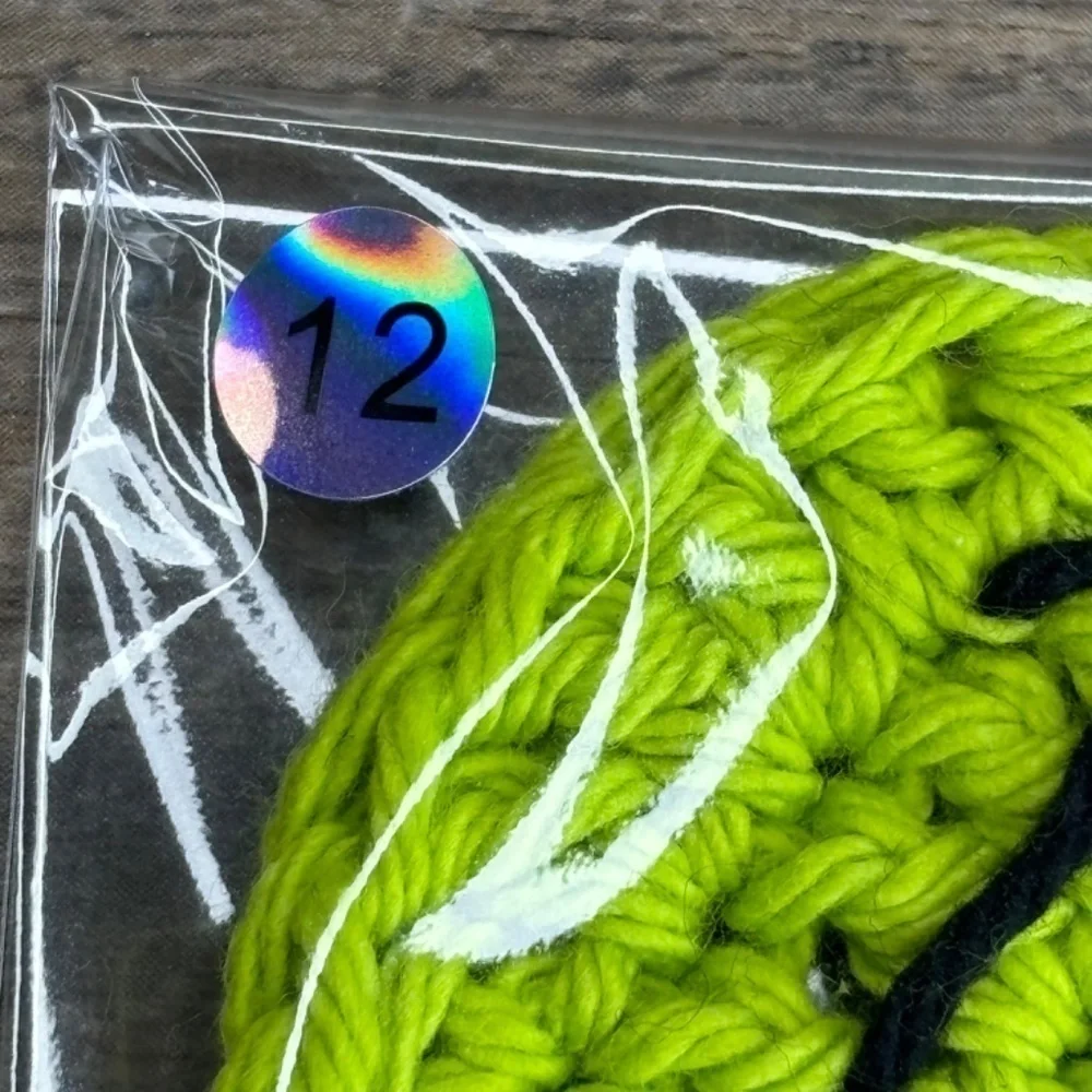 Grinch Coasters Christmas Holiday Handcrafted Crochet by Seller Cotton‎